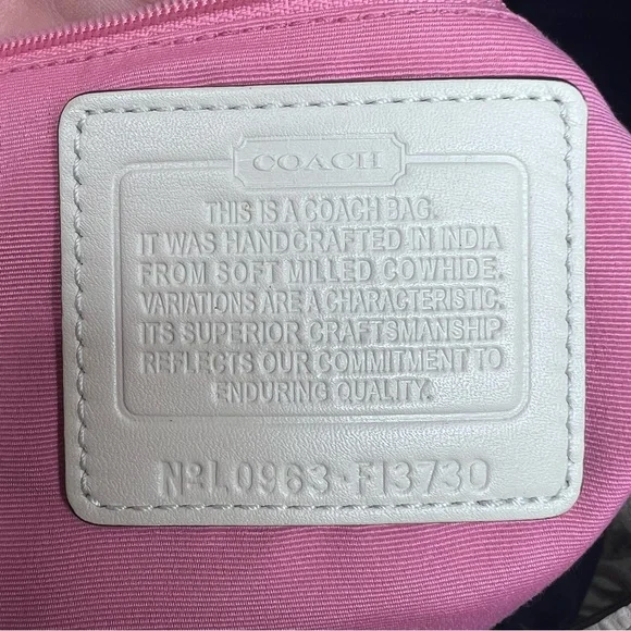 Coach Cream Soho Pleated Pebbled Leather Hobo Bag - Picture 6 of 7